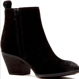 Frye Women's Jacy Chelsea Boot , New, Sz 8, Black, Fabric 100% Suede, Ankle-high